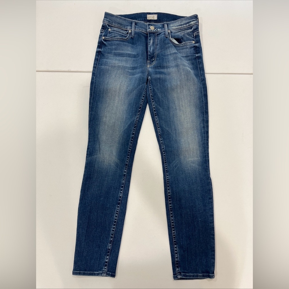 MOTHER Women's Skinny Jeans - Blue Wash The Muse